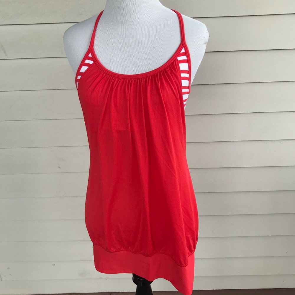 Lululemon No Limits Bra Tank Twin Stripe Love Top - Picture 2 of 8